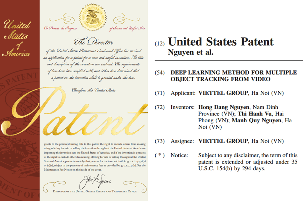 Vietnamese AI tracking solution granted U.S. patent